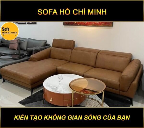 Sofa Da Bò Thật HCM 1058