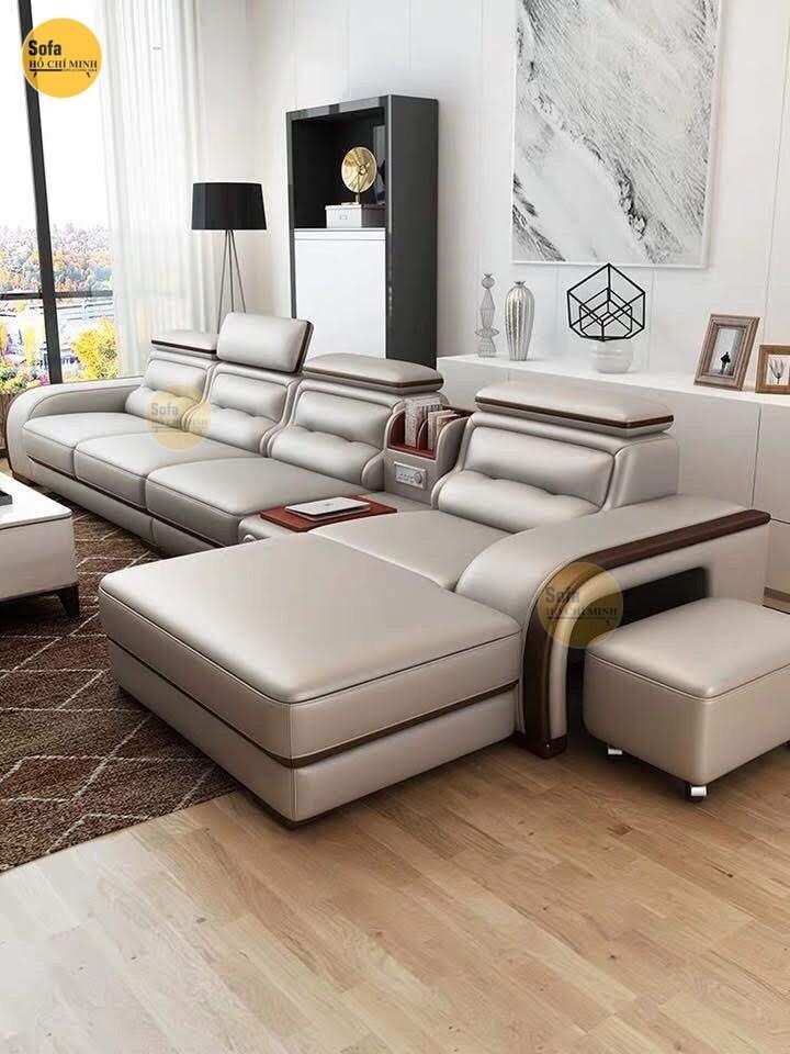 Sofa Góc L đầu bât KM50%