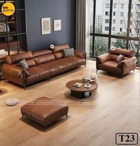 Sofa thư giãn Hà Nội, Sofa Băng Da Hiện đại HCM2024