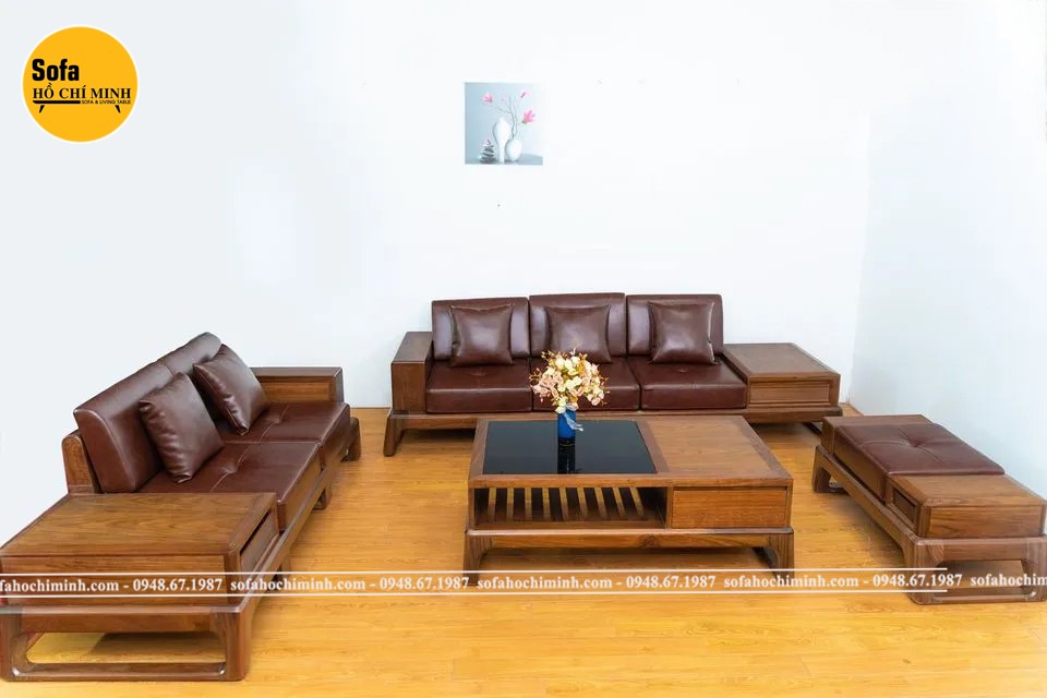 ghế sofa Gỗ sồi mỹ