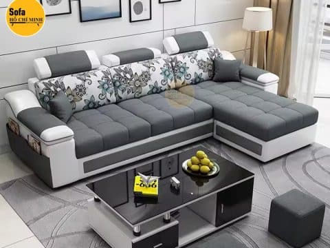 Sofa góc đầu bật HCM 64