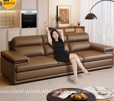 Sofa Băng Da Hàn Quốc 3 Chỗ Ngồi
