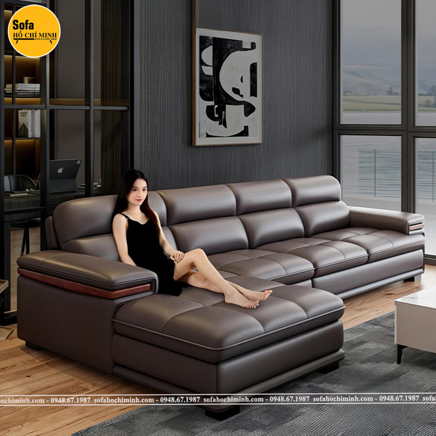 Sofa Góc Da Hàn Quốc HCM-177