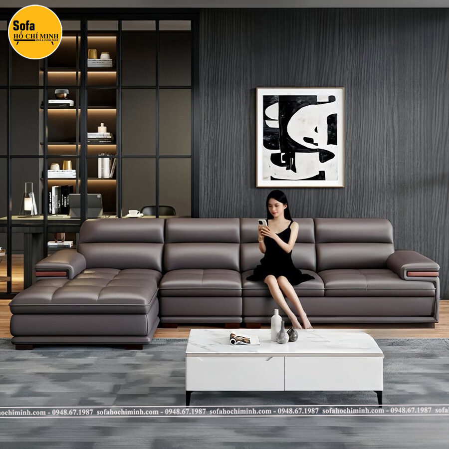 Sofa Góc Da Hàn Quốc HCM-177