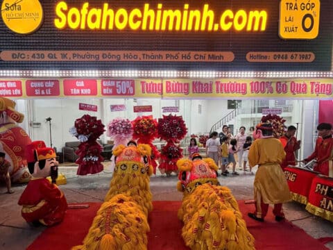 Cửa hàng bán nội thất ghế sofa tại ql1k dĩ an