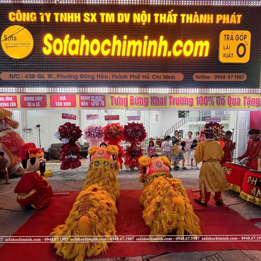 Cửa hàng bán nội thất ghế sofa tại ql1k dĩ an