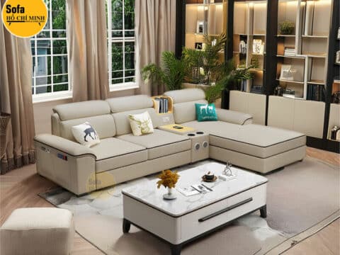 sofa góc da HCM-256